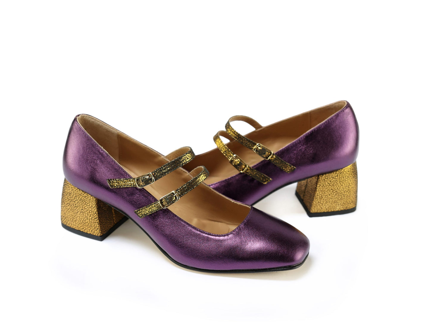 Gita Purple Pumps