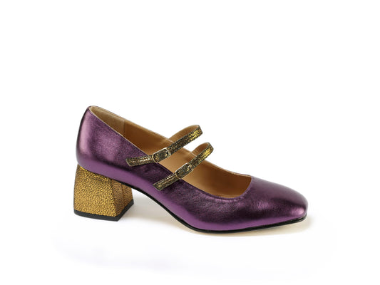 Gita Purple Pumps