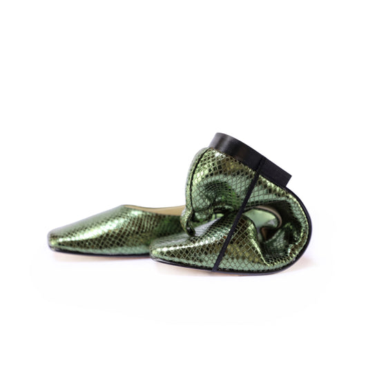 Zoe Green Ballet Flats