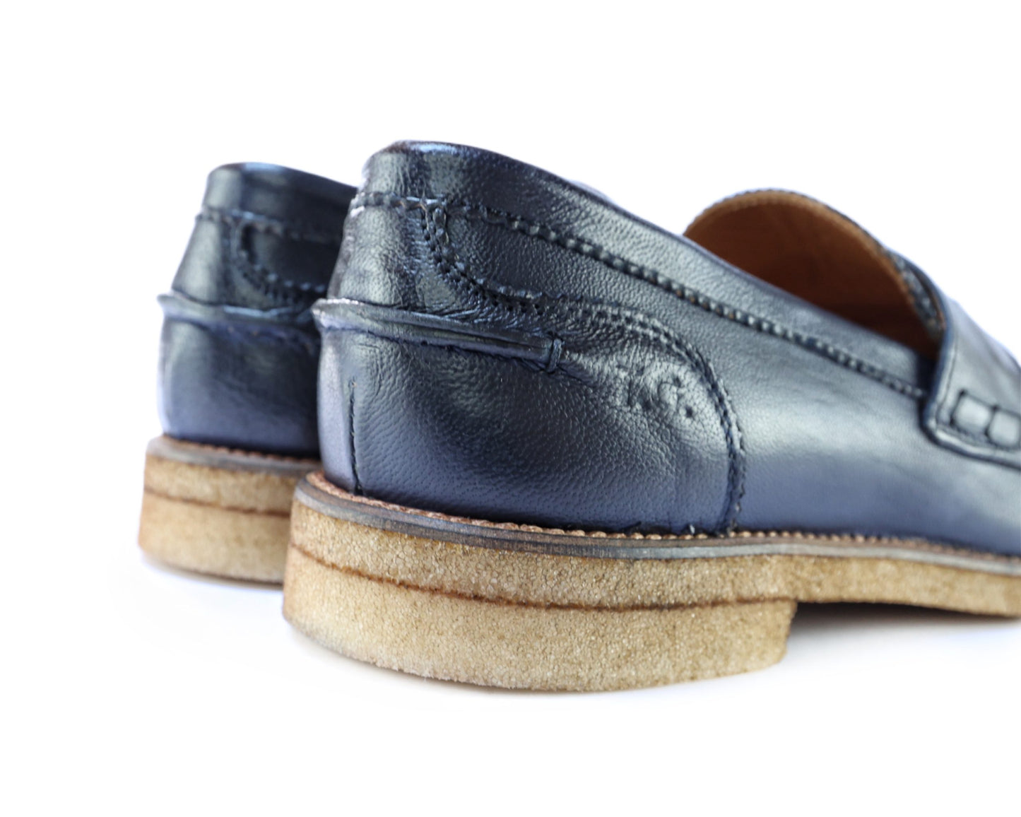 Blue College Loafers