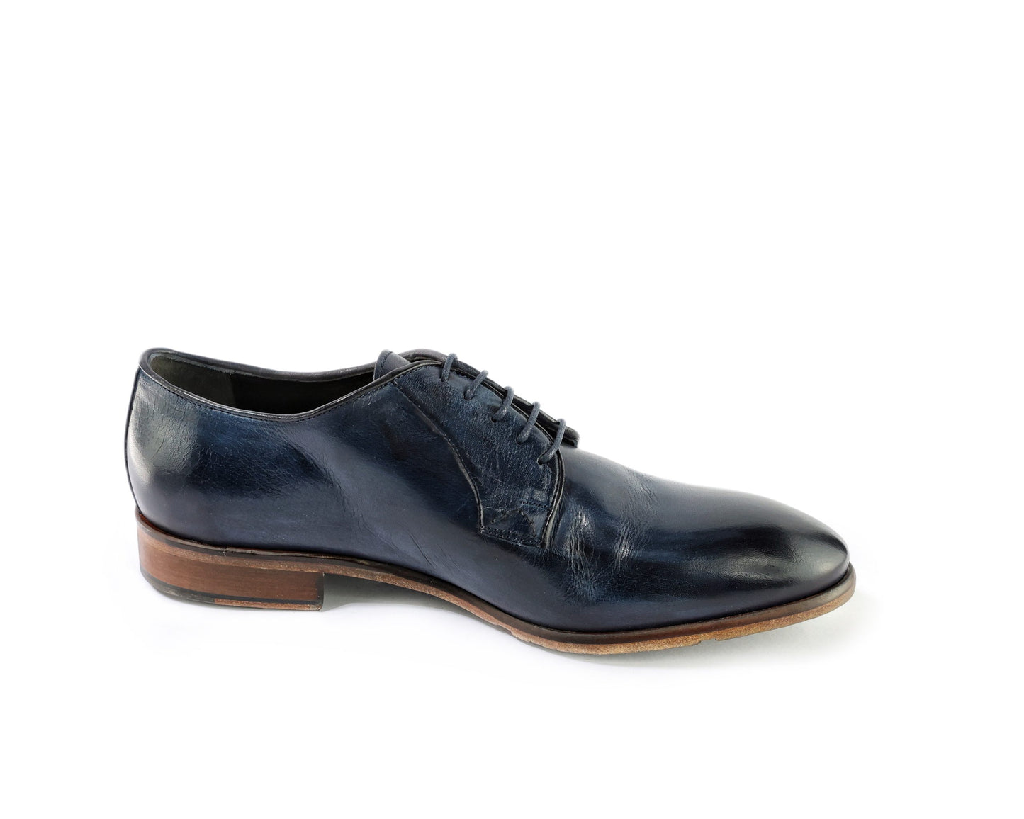 Scarpe Derby eleganti col.Blu