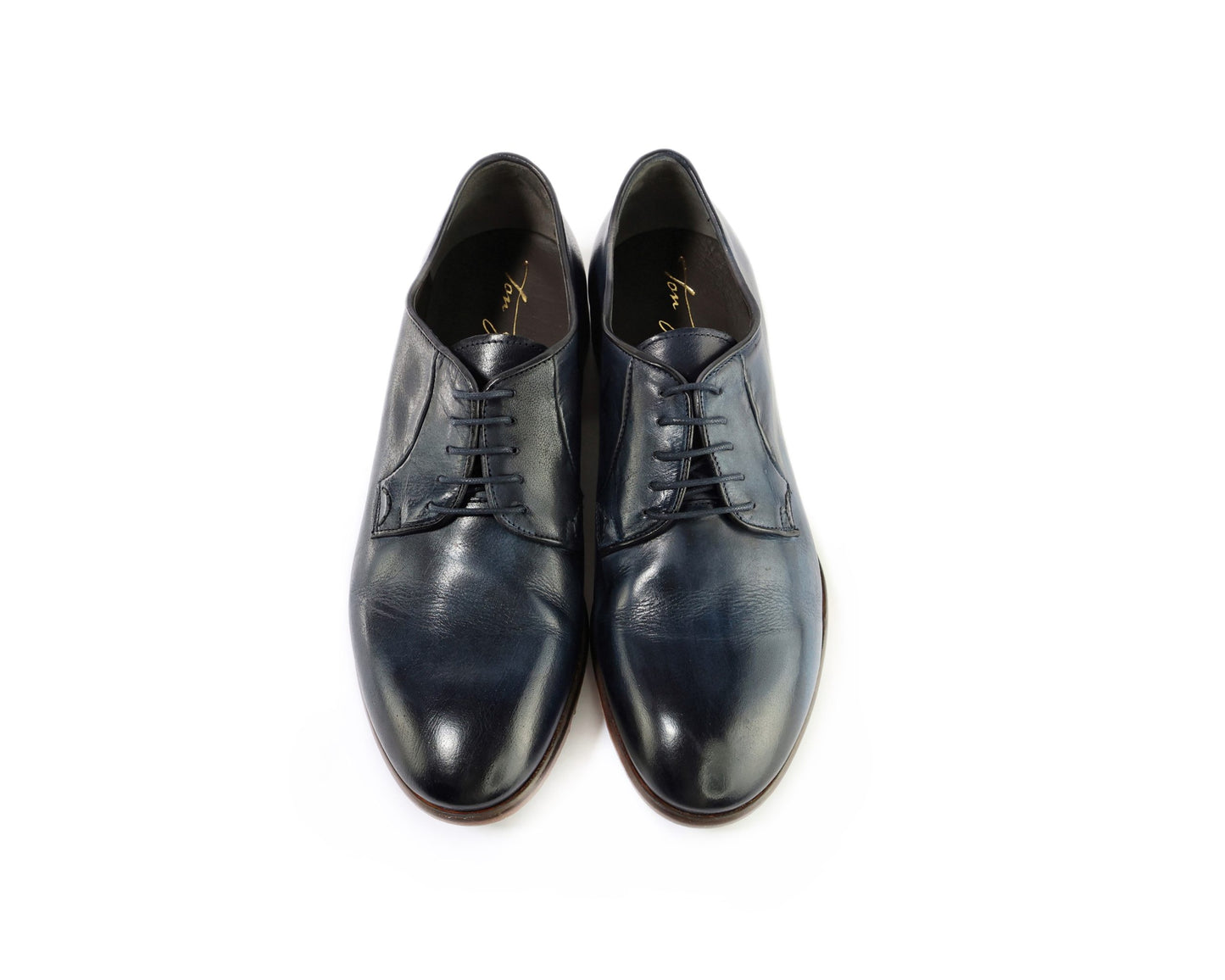 Scarpe Derby eleganti col.Blu