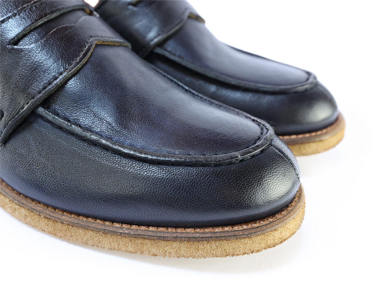 Blue College Loafers