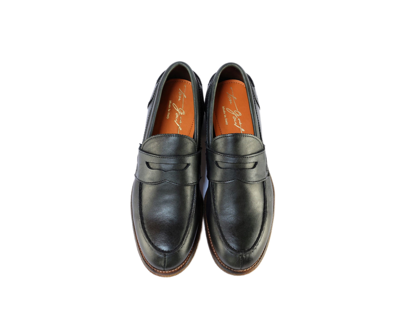 Mocassins noirs pour étudiants