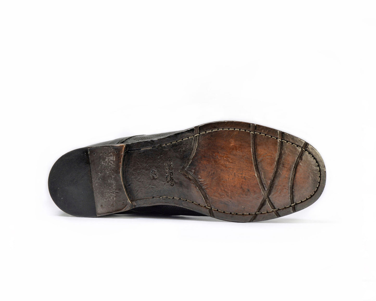 Mocassins en daim pour homme avec semelle en cuir bleu