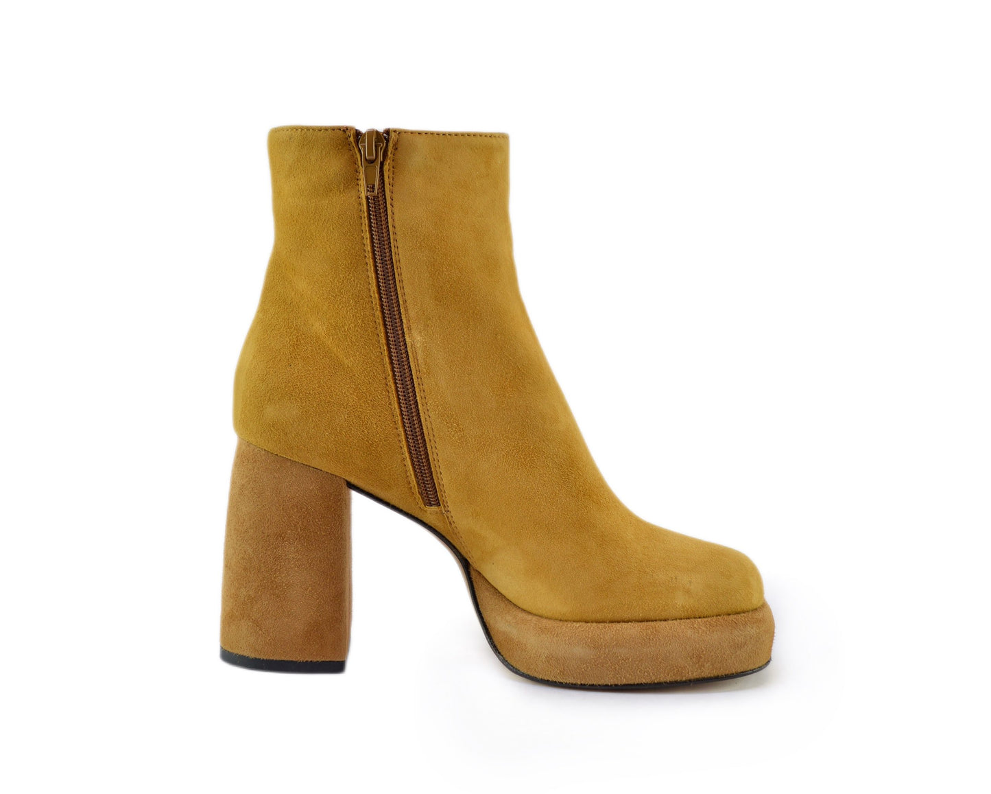Bottines moutarde FEMME