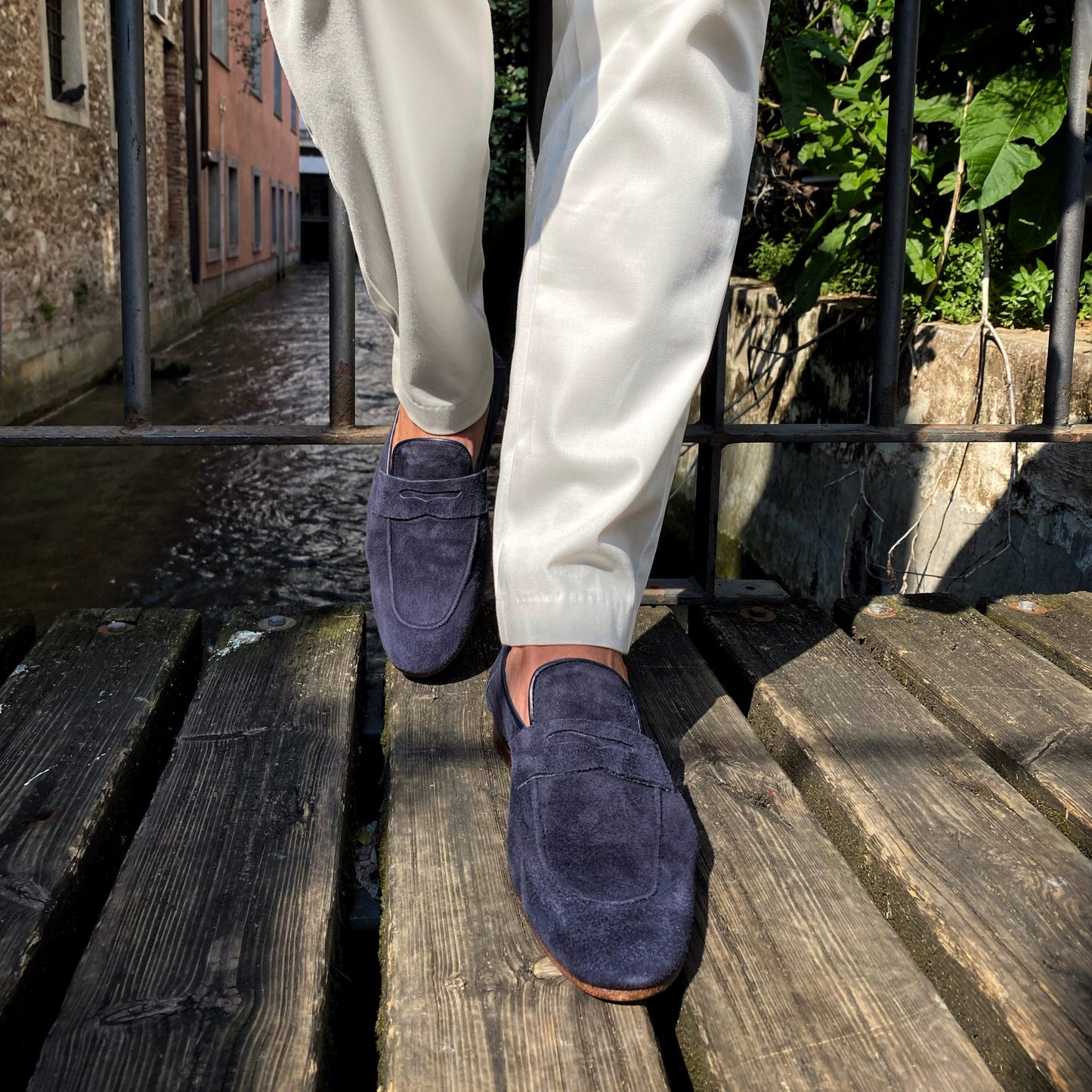 Piero Blue Moccasin