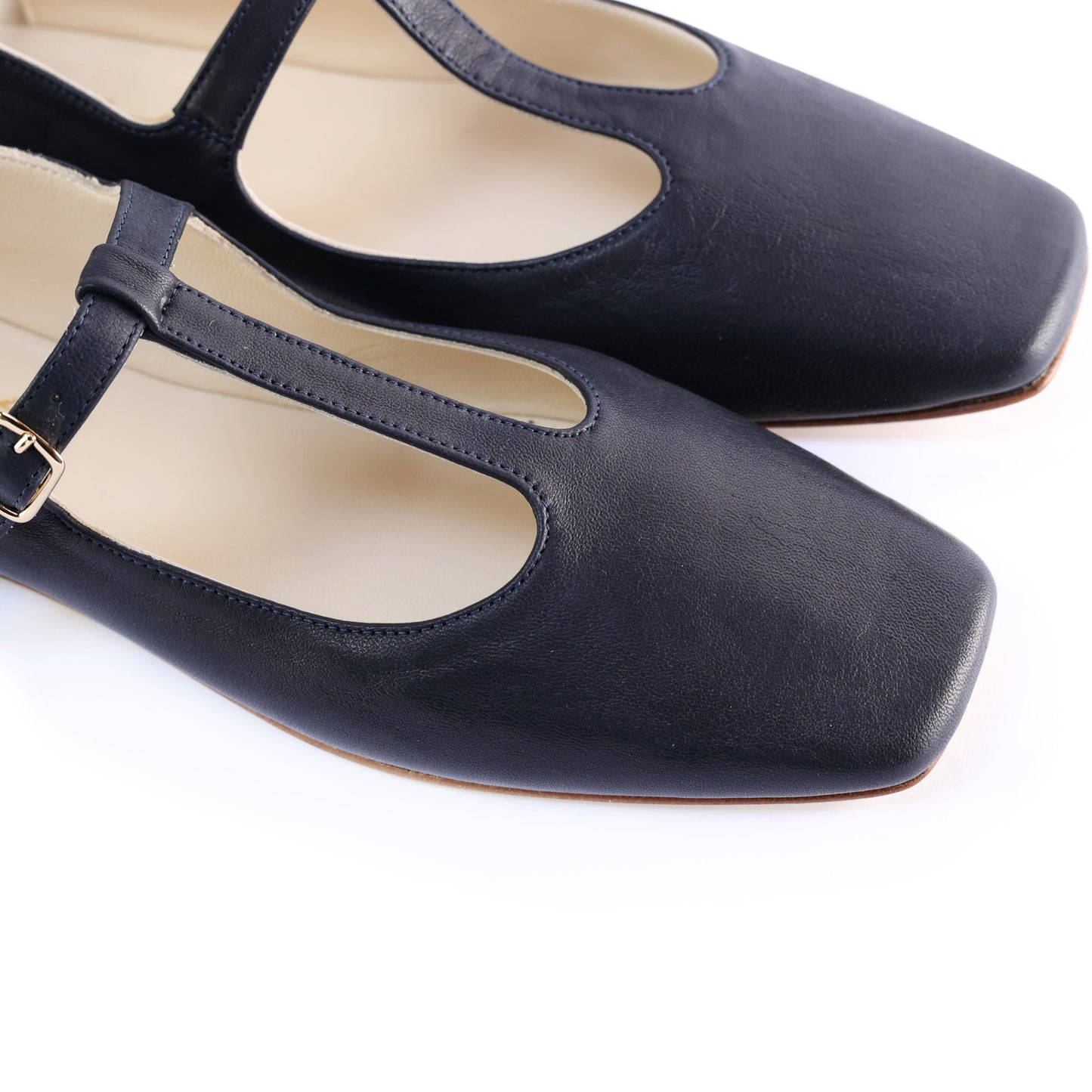Ballerina Paris Nappa Blu