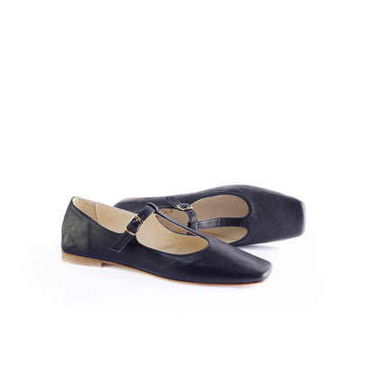 Ballerina Paris Nappa Blu