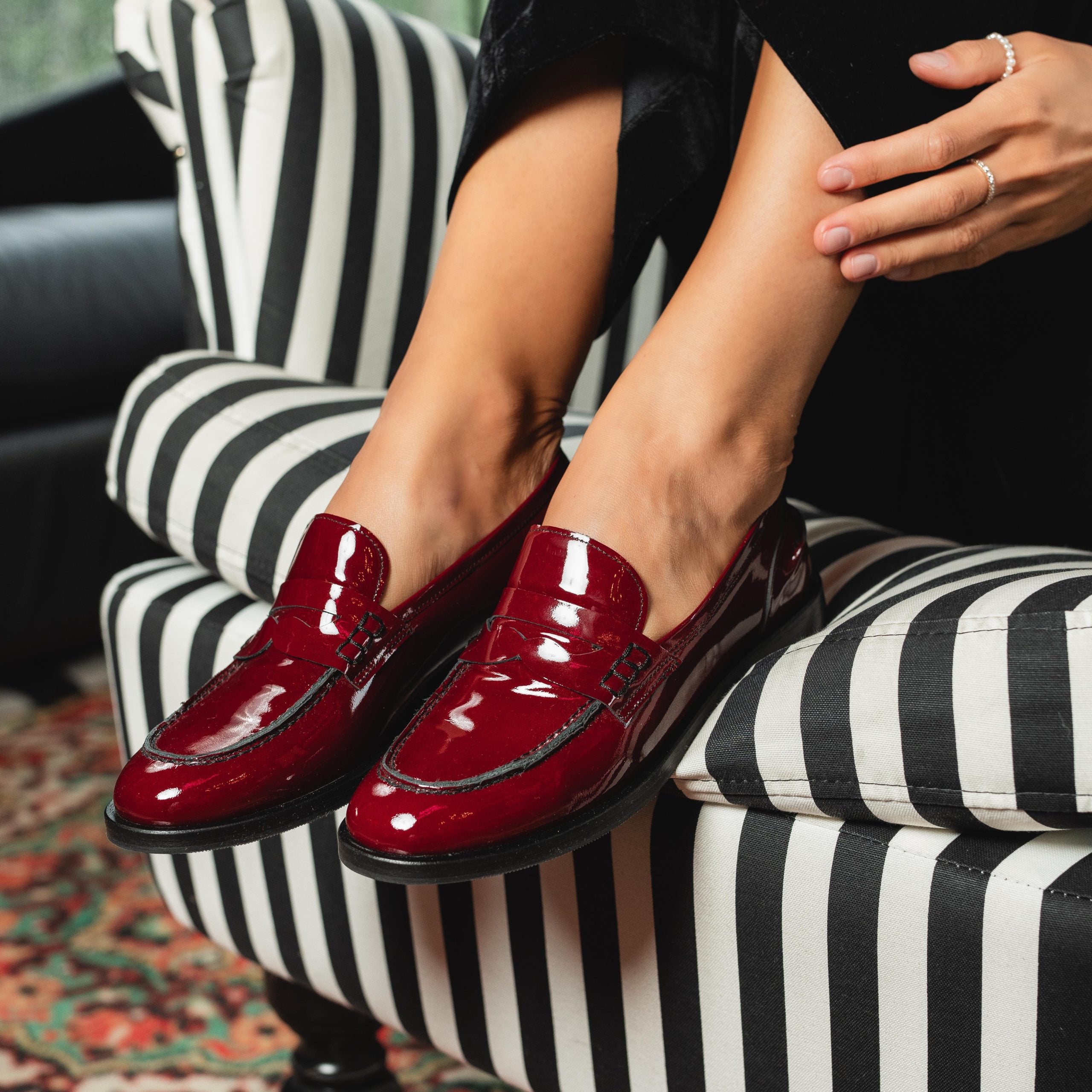 Mocassin rouge Betty