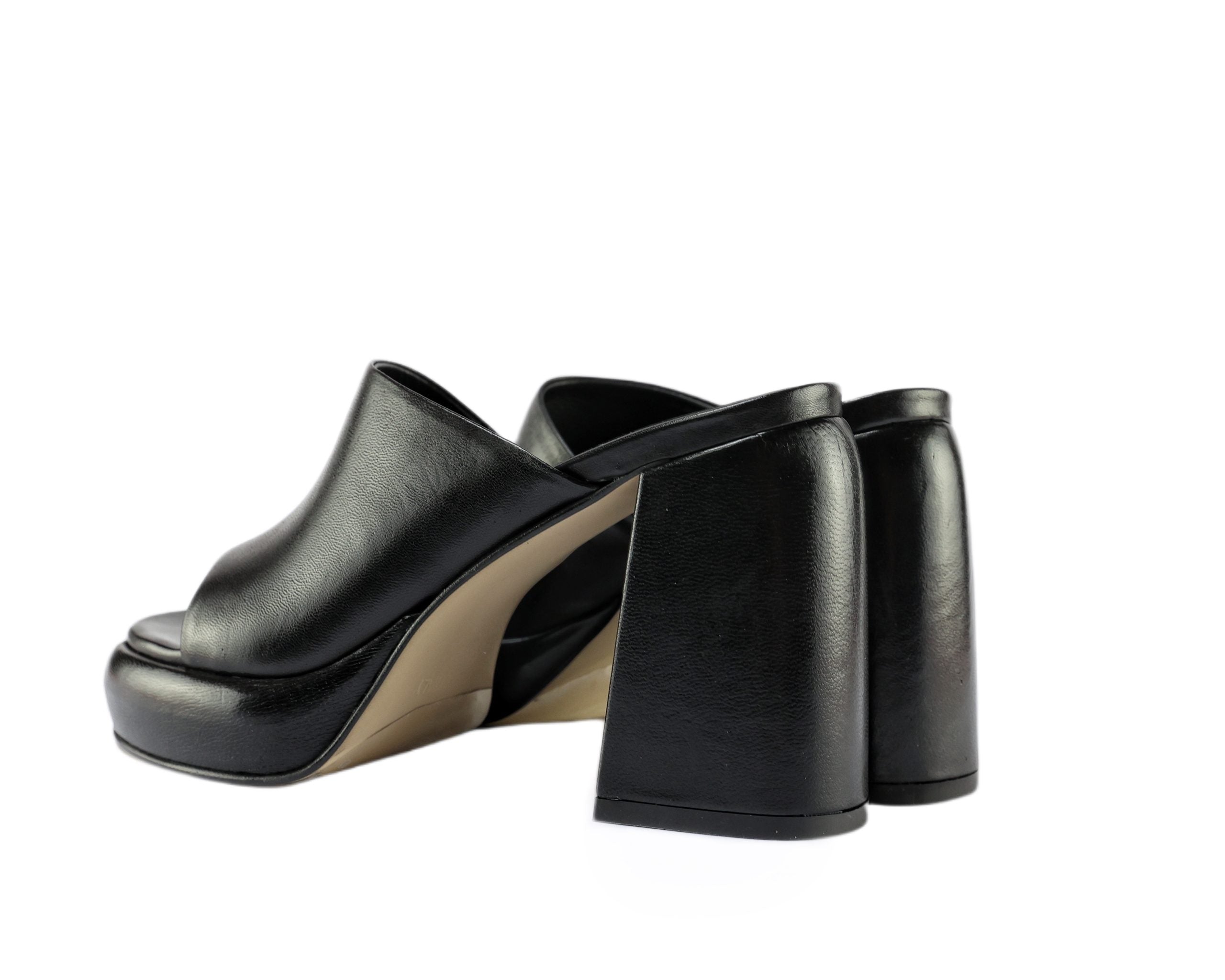Sabot à plateforme noir
