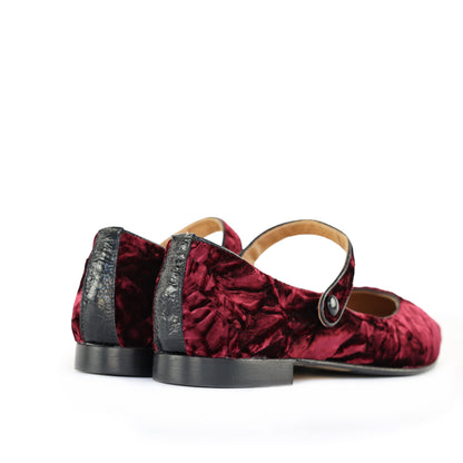 Angelica T.Moro en cuir laminé acier