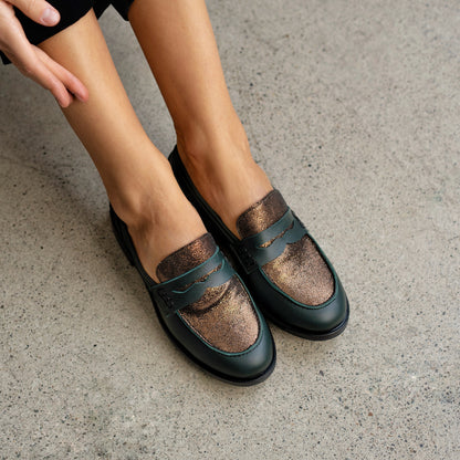 Betty Green Moccasin
