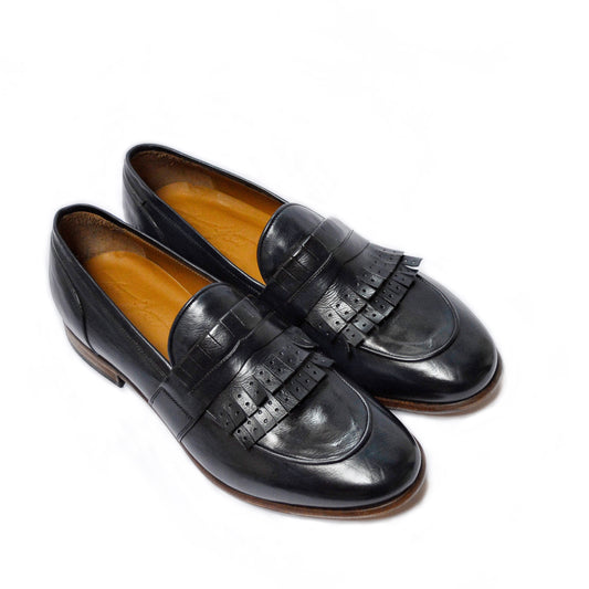 Mocassin noir Bari