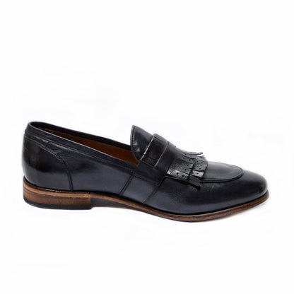 Bari Black Moccasin