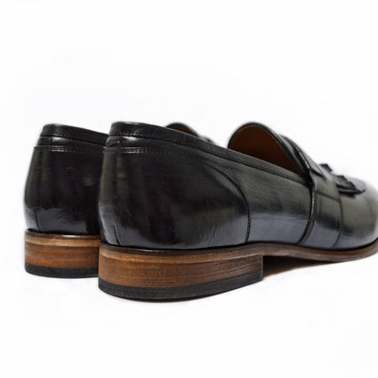 Bari Black Moccasin